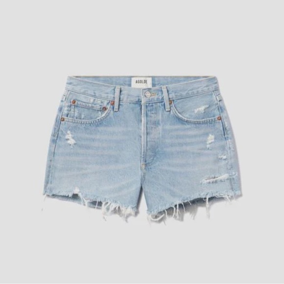 Agolde Women's Parker Vintage CutoffDistressed Jean Shorts